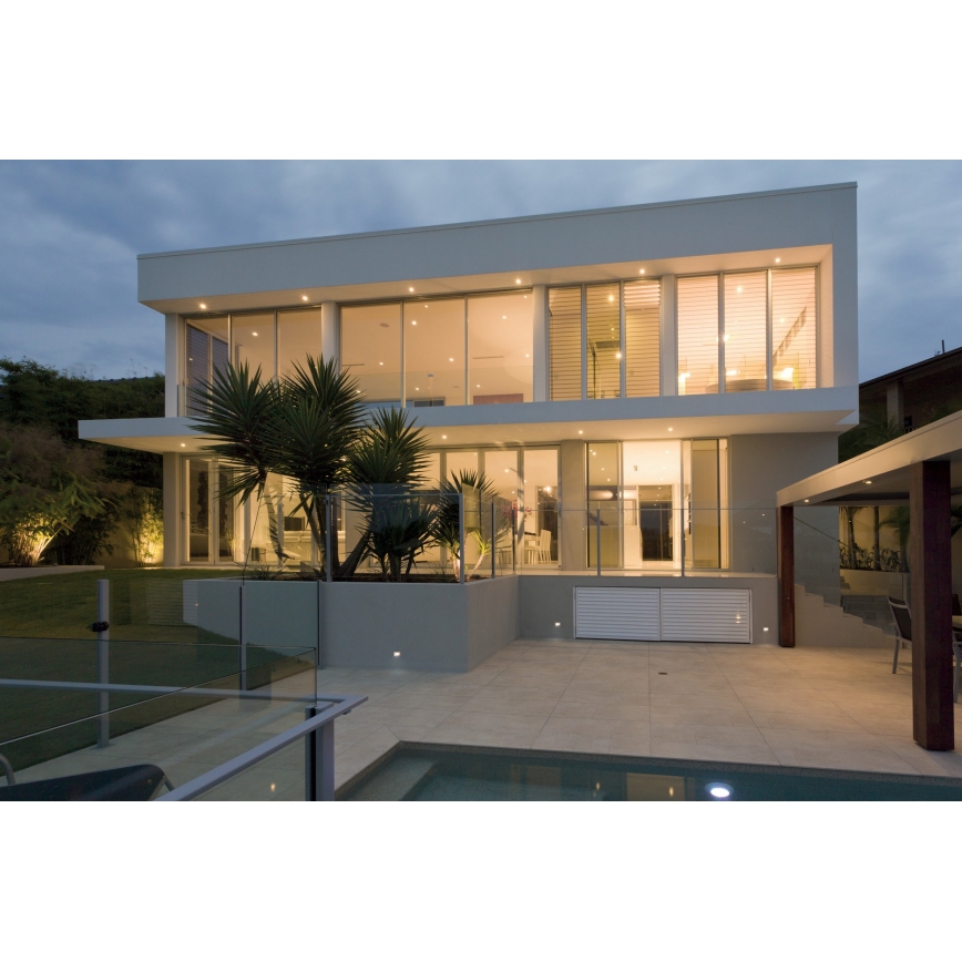 LED Įmontuotas šviestuvas GLASI LED/3W/230V 4000K IP44 baltas