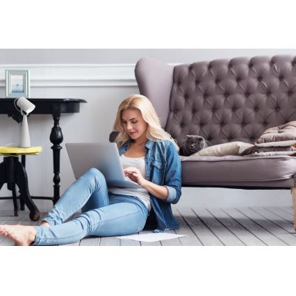 Stalinis šviestuvas LARATA 1xE27/5W/230V baltas