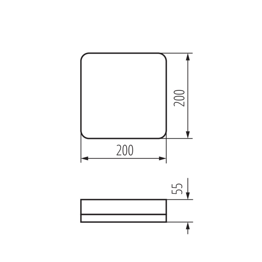 LED Darbinis lubinis šviestuvas su judesio jutikliu IPER LED/19W/230V IK10 IP65 kampinis balta