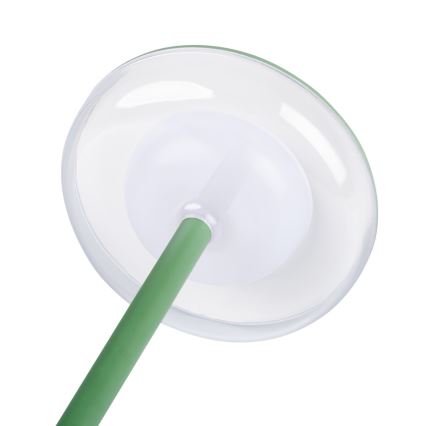 LED reguliuojama įkraunama lempa FLUXY LED/1,7W/1800 mAh IP44 žalia