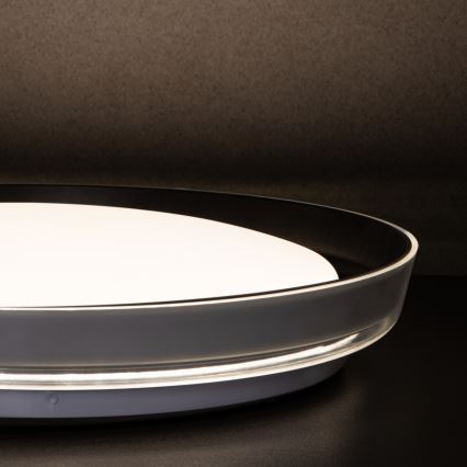 LED lubinis šviestuvas NIFU LED/17,8W/230V diametras 43 cm balta/juoda