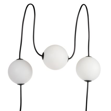 LED Dekoratyvinė lauko girlianda GIRLIANDA STONO 10xLED/10W/230V 6m IP67