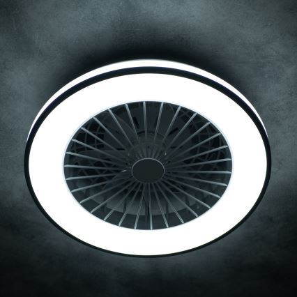 LED Pritemdomas lubinis šviestuvas su ventiliatoriumi PLAVE LED/48W/230V 3000/4000/6500K + nuotolinio valdymo pultas