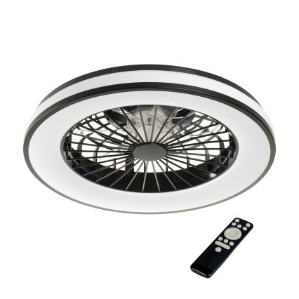LED RGBW Pritemdomas lubinis šviestuvas su ventiliatoriumi PLAVE LED/48W/230V 3000/4000/6500K + nuotolinio valdymo pultas