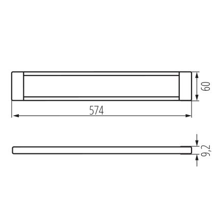 LED reguliuojamas baldų apšvietimas DAXA LED/9W/24V 3000/4000/5500K