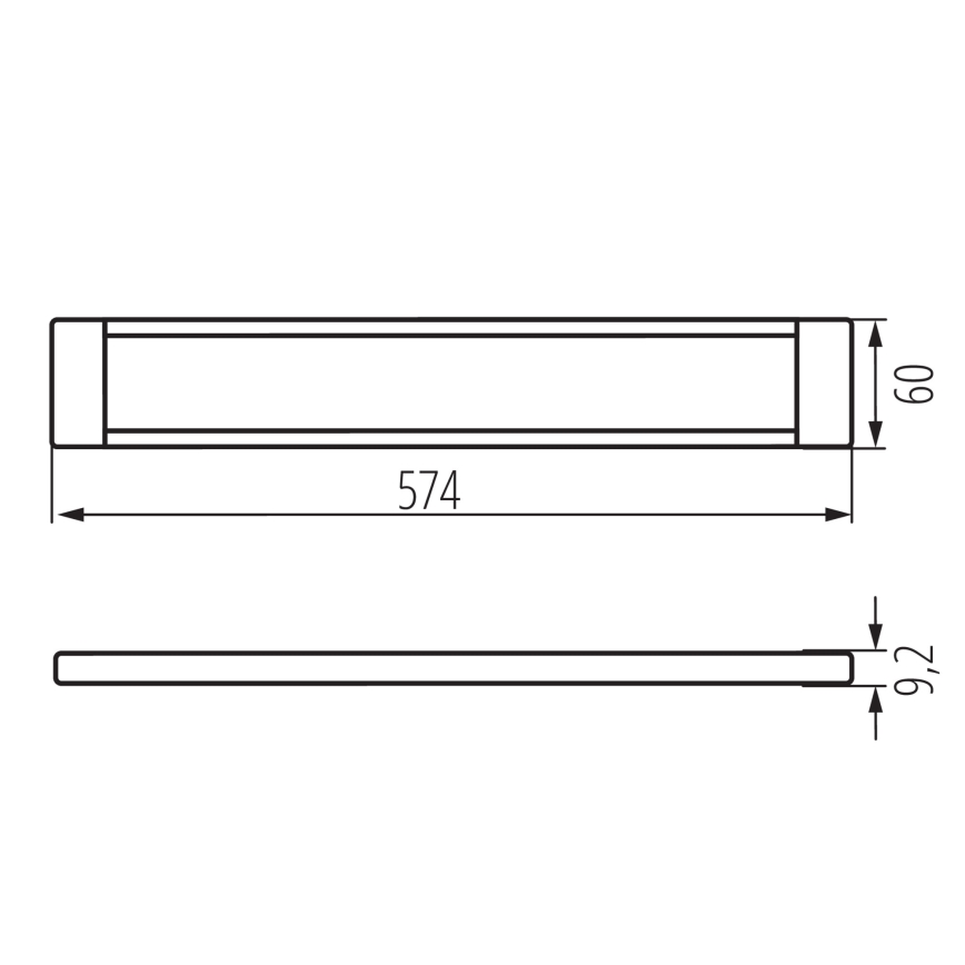 LED reguliuojamas baldų apšvietimas DAXA LED/9W/24V 3000/4000/5500K