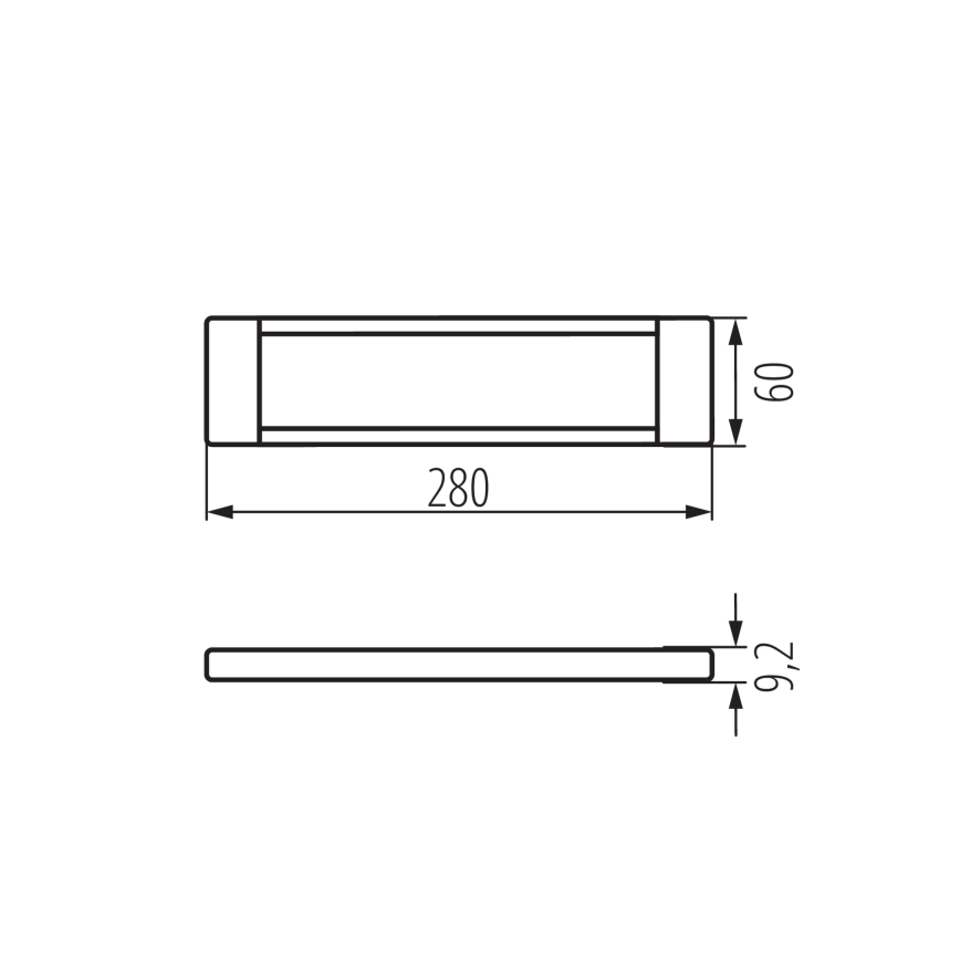LED reguliuojamas baldų apšvietimas DAXA LED/5W/24V 3000/4000/5500K