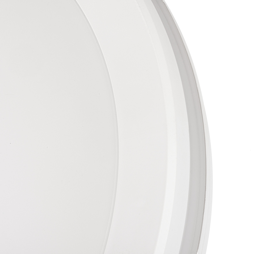 LED lubinis lauko šviestuvas BENO ECO LED/12W/230V 3000/4000/6500K diametras 20 cm IP65 balta