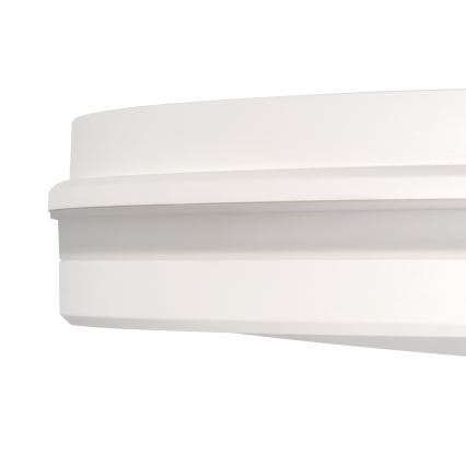 LED lubinis lauko šviestuvas BENO ECO LED/12W/230V 3000/4000/6500K diametras 20 cm IP65 balta