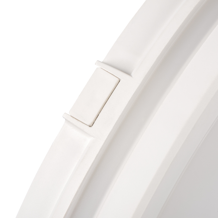 LED lubinis lauko šviestuvas BENO ECO LED/12W/230V 3000/4000/6500K diametras 20 cm IP65 balta