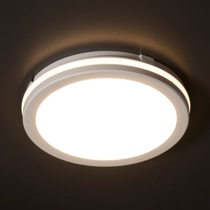 LED lubinis lauko šviestuvas BENO E LED/40W/230V 3000/4000/6500K diametras 40 cm IP65 balta