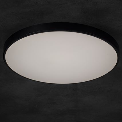 LED Pritemdomas lubinis šviestuvas PLAFON LED/20W/230V 3000-6500K Wi-Fi juoda