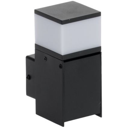 Lauko sieninis šviestuvas su lizdu DASTEN 1xG9/11W/230V IP44 juoda