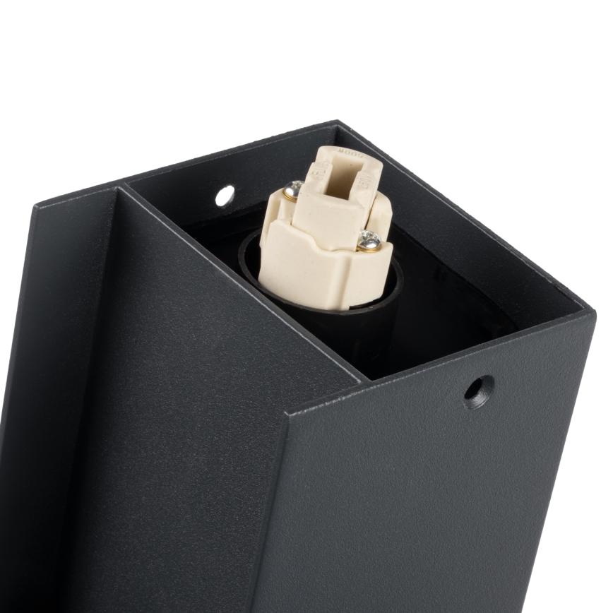 Lauko šviestuvas DASTEN 1xG9/11W/230V 50 cm IP44 juoda