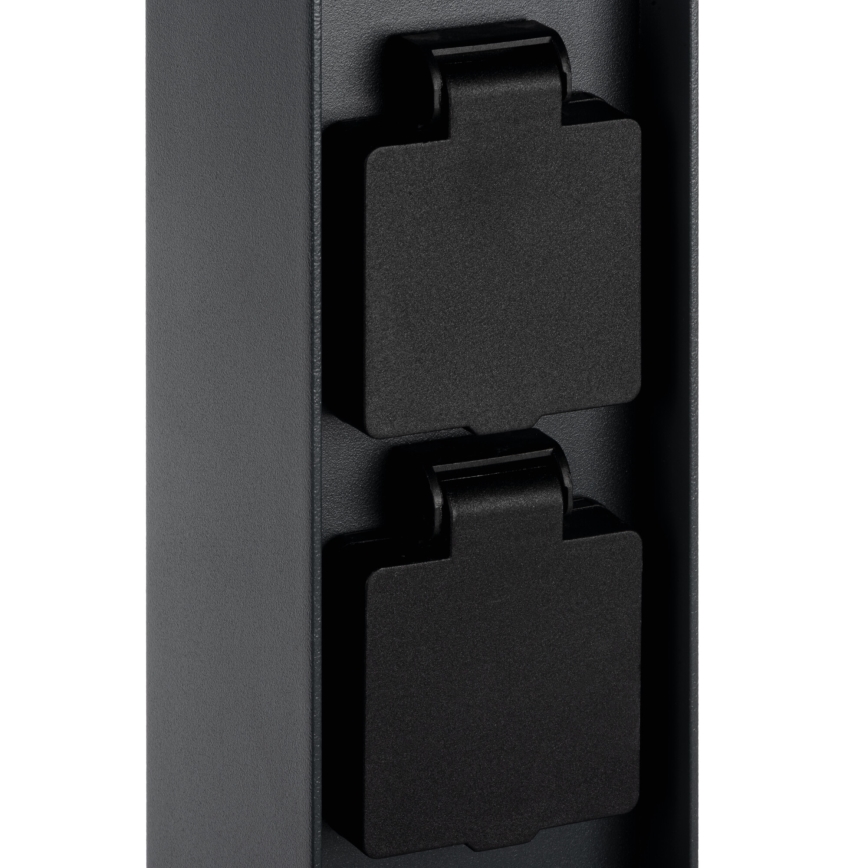 Lauko lempa su 2 lizdais DASTEN 1xG9/11W/230V 80 cm IP44 juoda