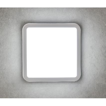 LED lubinis lauko šviestuvas su judesio jutikliu BENO LED/12/18W/230V 3000/3500/4000K IP65 balta kampinis