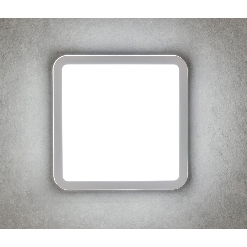 LED lubinis lauko šviestuvas su judesio jutikliu BENO LED/12/18W/230V 3000/3500/4000K IP65 balta kampinis