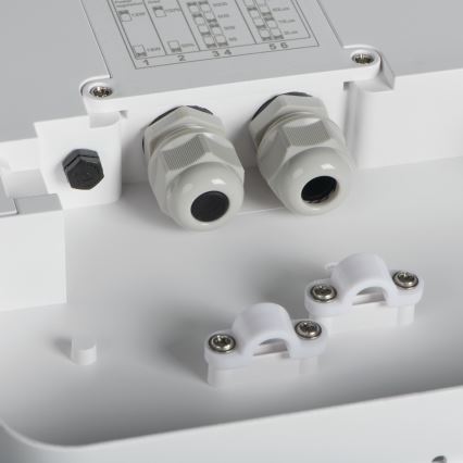 LED lubinis lauko šviestuvas su judesio jutikliu BENO LED/12/18W/230V 3000/3500/4000K IP65 balta apvalus