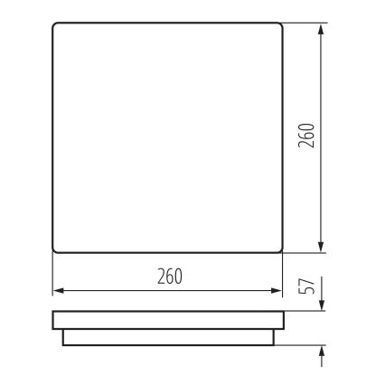 LED lubinis lauko šviestuvas BENO LED/24/30W/230V 3000/3500/4000K IP65 balta kampinis