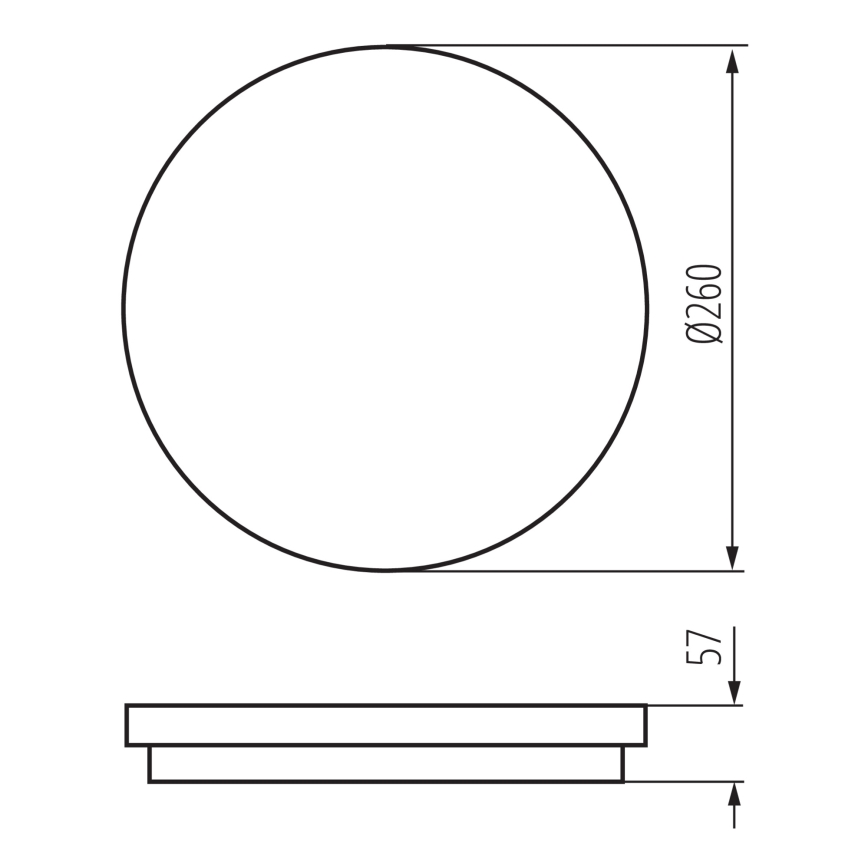 LED lubinis lauko šviestuvas BENO LED/24/30W/230V 3000/3500/4000K IP65 antracitas apvalus