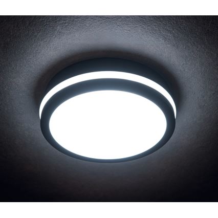 LED lubinis lauko šviestuvas BENO LED/12/18W/230V 3000/3500/4000K IP65 antracitas apvalus