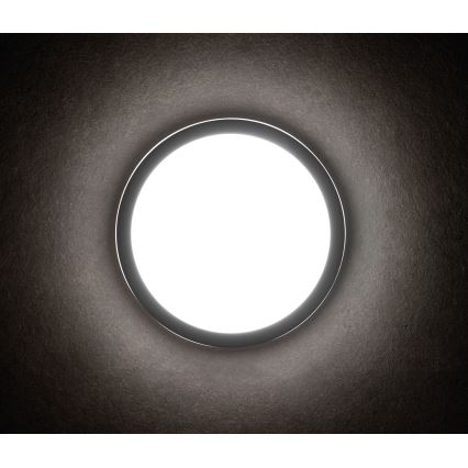 LED lubinis lauko šviestuvas su judesio jutikliu BENO LED/12/18W/230V 3000/3500/4000K IP65 antracitas apvalus
