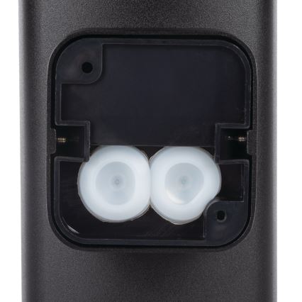 Lauko sieninis šviestuvas ZEVI 1xGU10/10W/230V IP54 juoda