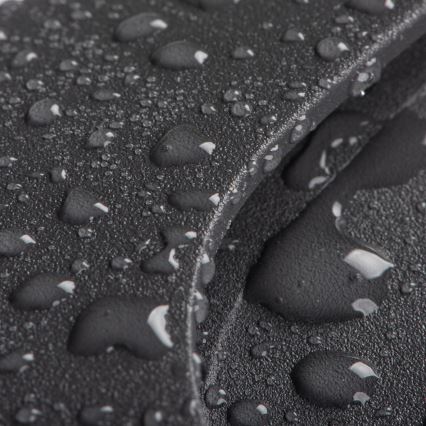 LED laiptų šviestuvas EXIN su judesio ir sumrėkio jutikliu LED/2,5W/230V 3000K IP65, antracito spalvos, apvalus