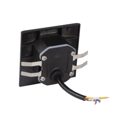 LED laiptų šviestuvas EXIN LED/2,5W/230V 3000K IP65 juodas kvadratinis