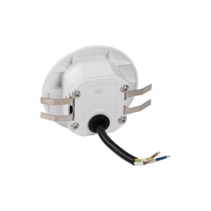 LED laiptų šviestuvas su judesio ir sutemos jutikliu EXIN LED/2,5W/230V 4000K IP65 baltas apvalus