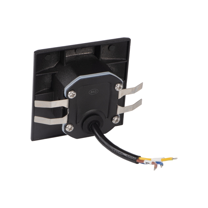 LED laiptų šviestuvas EXIN LED/2,5W/230V 4000K IP65 juodas kampuotas
