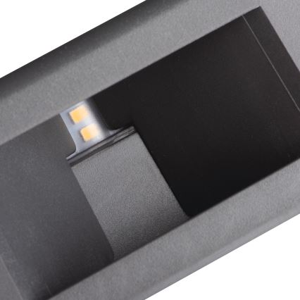 LED lauko sieninis šviestuvas REFAZI LED/6W/230V IP54 antracitas