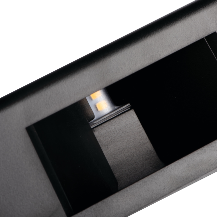 LED lauko sieninis šviestuvas REFAZI LED/6W/230V IP54 juodas