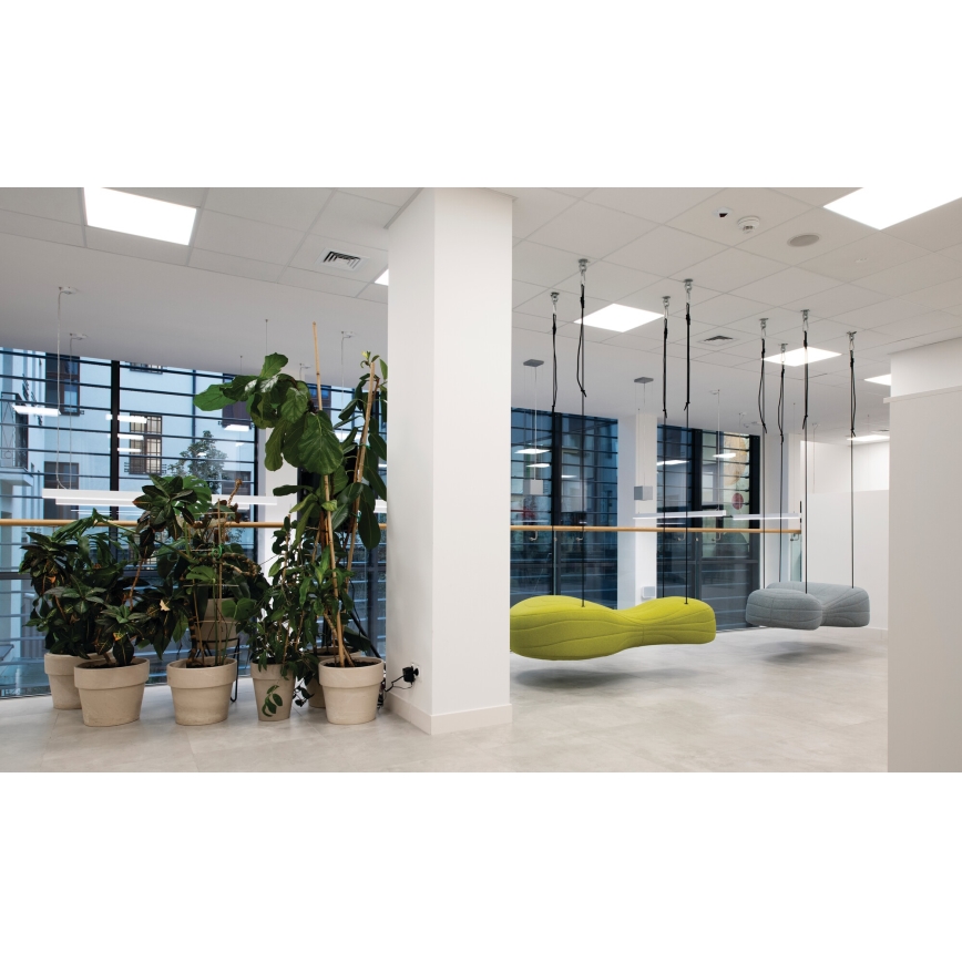 Įmontuojamas LED lubų panelis BLINGO UAIO LED/38W/230V 3000/4000/6500K 120x30 cm CRI 90 UGR19