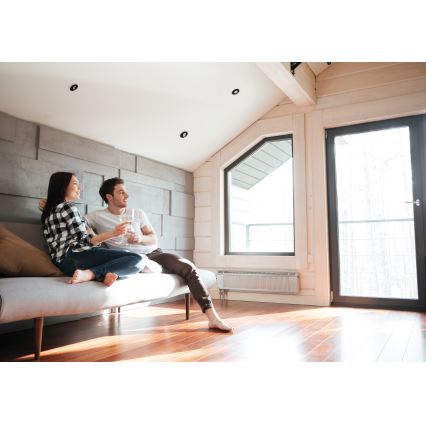 LED įleidžiamas šviestuvas FIZU LED/4W/230V 3000/4000/6500K juodas