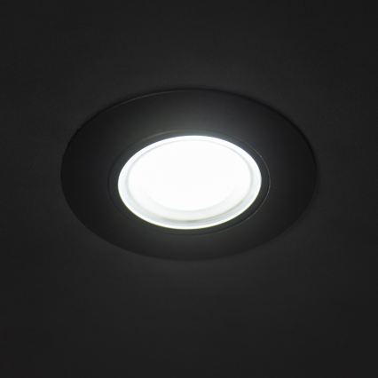 LED įleidžiamas šviestuvas FIZU LED/4W/230V 3000/4000/6500K juodas