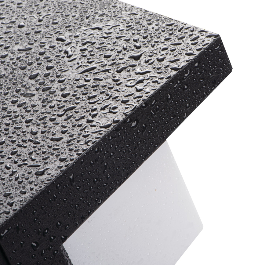 Lauko sieninis šviestuvas LERTO 1xE27/15W/230V IP54 juodas