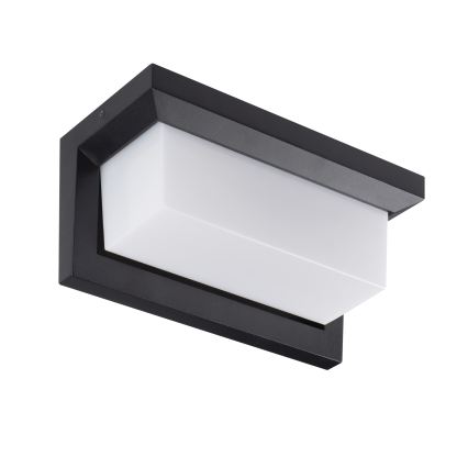 LED lauko sieninis šviestuvas LERTO LED/12W/230V IP54 juodas