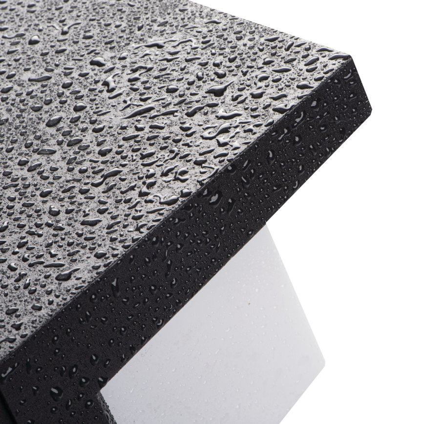 LED lauko sieninis šviestuvas LERTO LED/12W/230V IP54 juodas