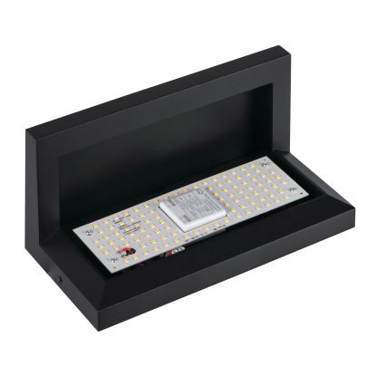 LED lauko sieninis šviestuvas LERTO LED/12W/230V IP54 juodas