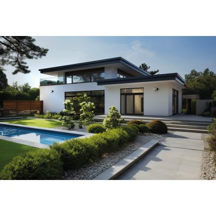 LED Lauko sieninis šviestuvas XERTO LED/20W/230V 3000/4000/6500K IP65 juoda