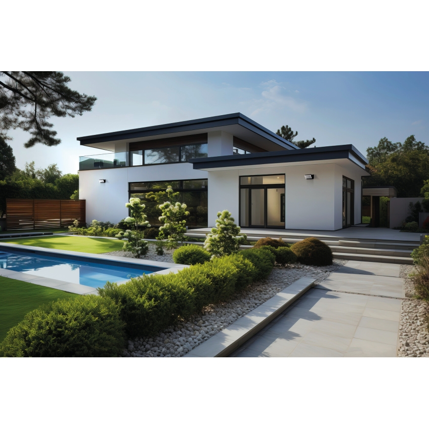 LED Lauko sieninis šviestuvas XERTO LED/20W/230V 3000/4000/6500K IP65 juoda