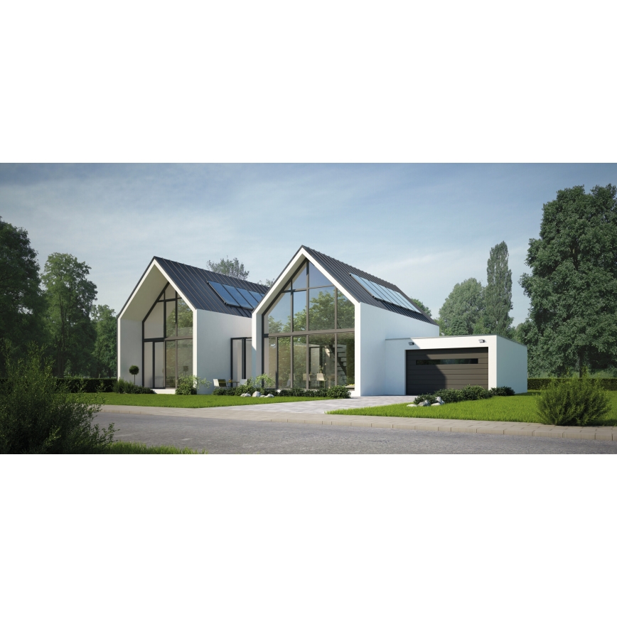 LED Lauko sieninis šviestuvas XERTO LED/20W/230V 3000/4000/6500K IP65 juoda