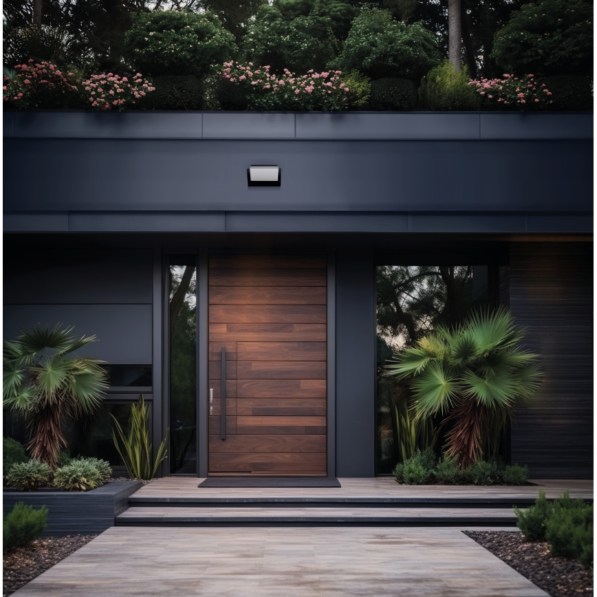 LED lauko sieninis šviestuvas su judesio ir sutemos jutikliu XERTO LED/20W/230V 3000/4000/6500K IP44 juodas