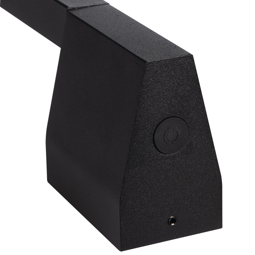 LED lauko sieninis šviestuvas YALTE LED/11W/230V 3000/4000/6500K 81,5 cm IP54 juoda