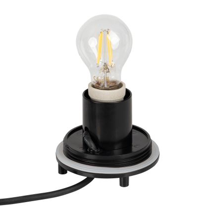 Lauko šviestuvas STONO 1xE27/20W/230V Ø 30 cm IP65 baltas