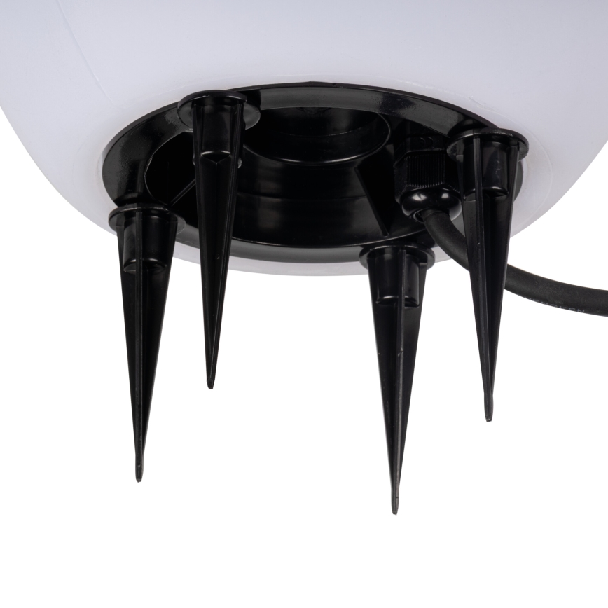 Lauko šviestuvas STONO 1xE27/20W/230V skersmuo 40 cm IP65 baltas