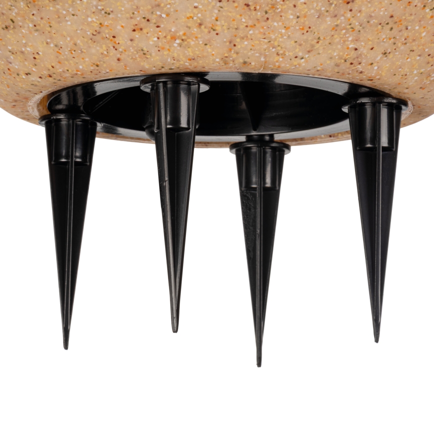 Lauko šviestuvas STONO 1xE27/15W/230V skers. 20 cm IP65 smėlio spalvos