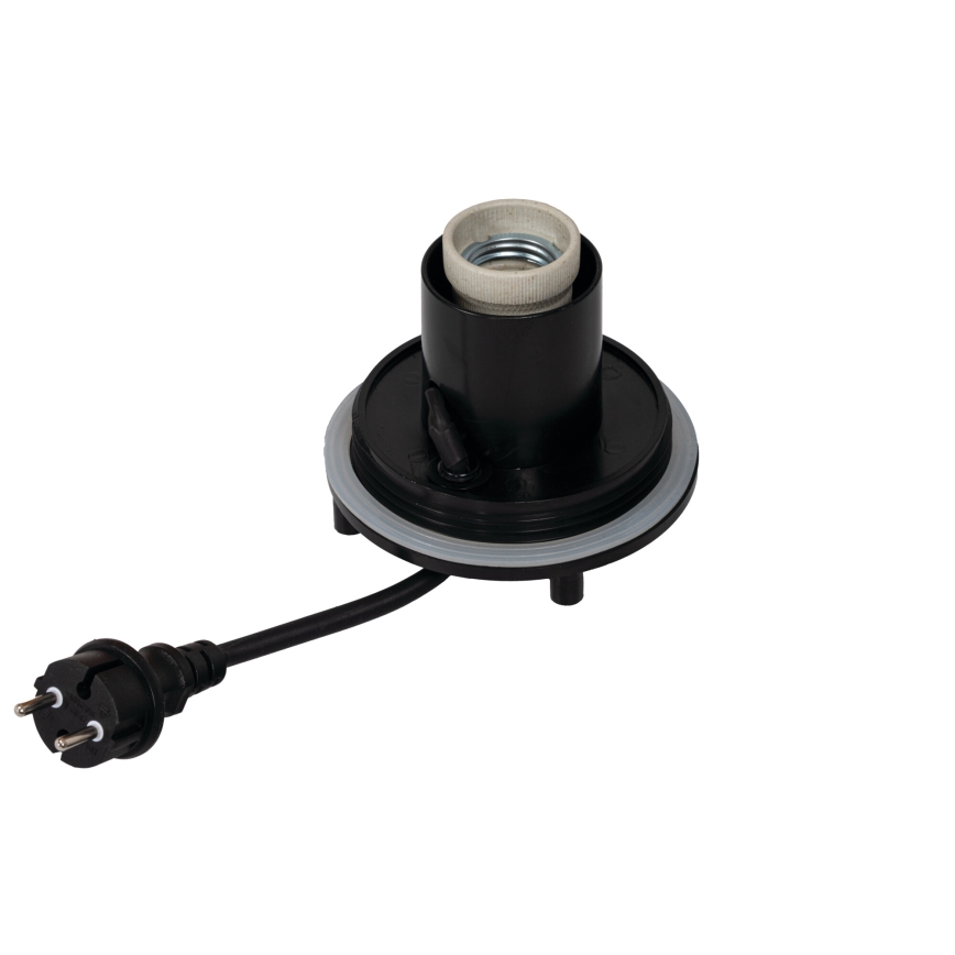 Lauko šviestuvas STONO 1xE27/20W/230V Ø 30 cm IP65 smėlinės spalvos