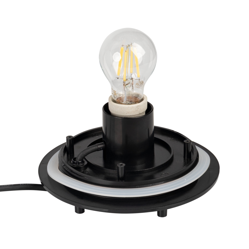 Lauko lempa STONO 1xE27/20W/230V, skersmuo 50 cm, IP65, smėlio spalvos